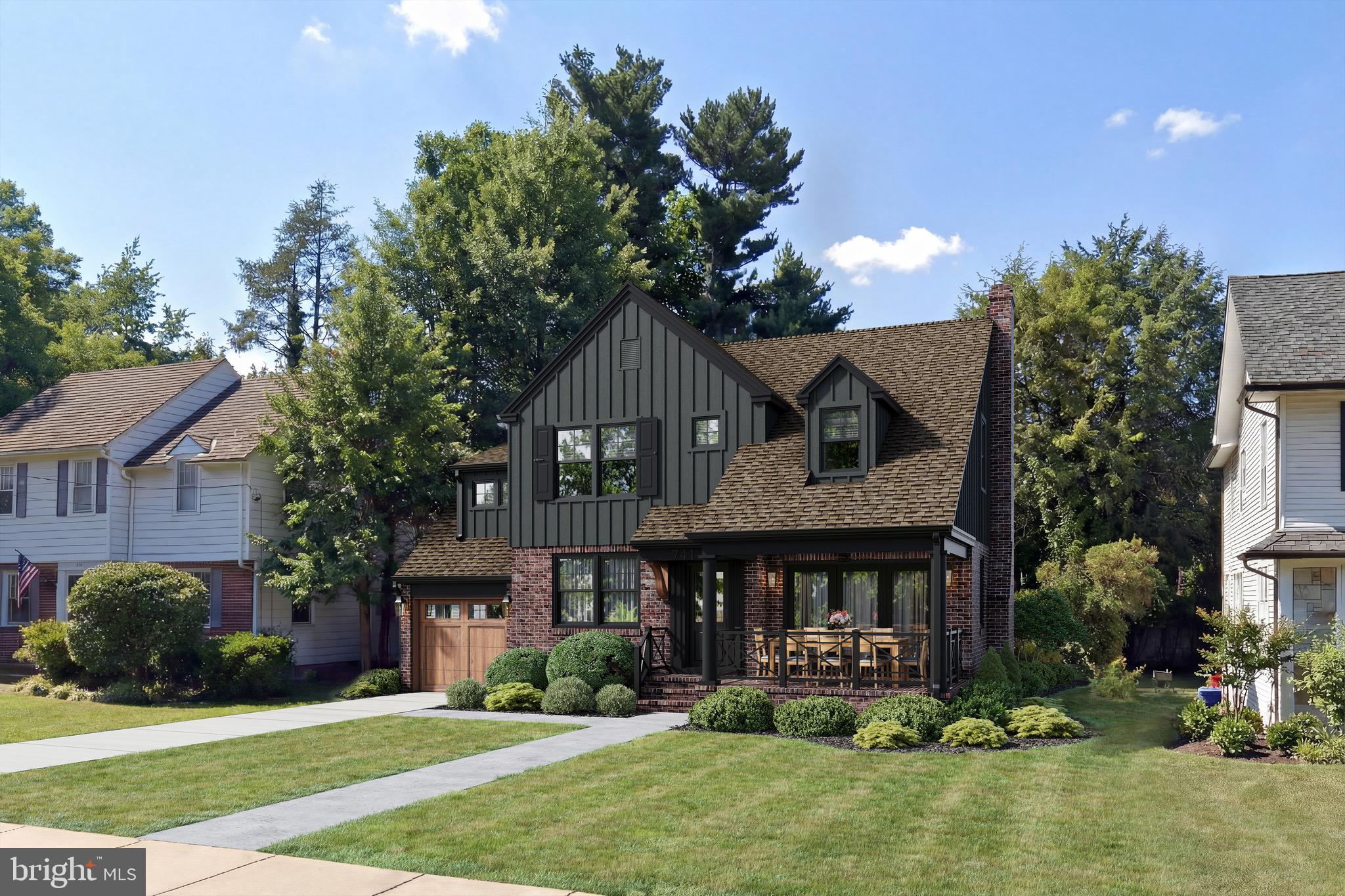 741 West Redman Avenue Haddonfield, NJ 08033 - Photo 3 of 5 a front view of a house with garden