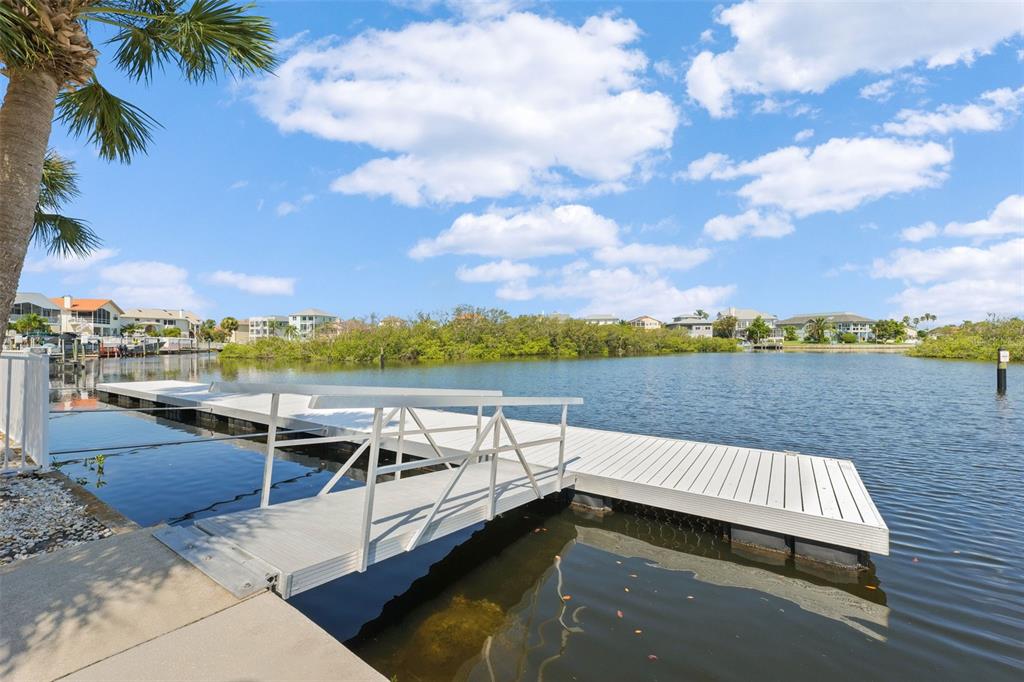 5732 Biscayne Court, Unit 1 New Port Richey, FL 34652 - Photo 30 of 48 a view of roof deck with lake view and mountain view