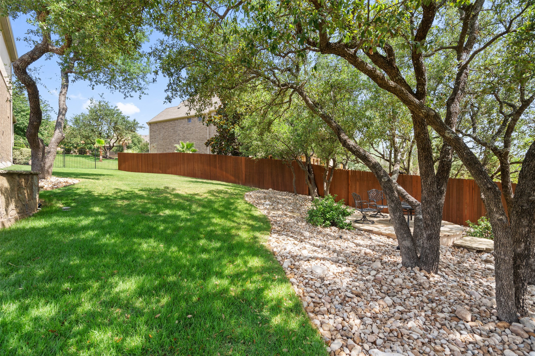 732 SANTALUZ Path Austin, TX 78732 - Photo 38 of 40 a view of a back yard