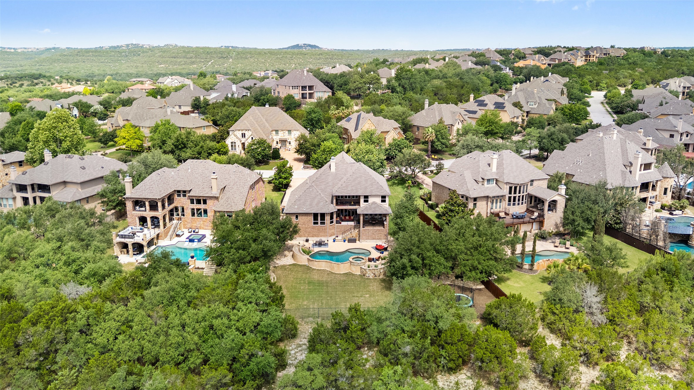 732 SANTALUZ Path Austin, TX 78732 - Photo 39 of 40 an aerial view of multiple house