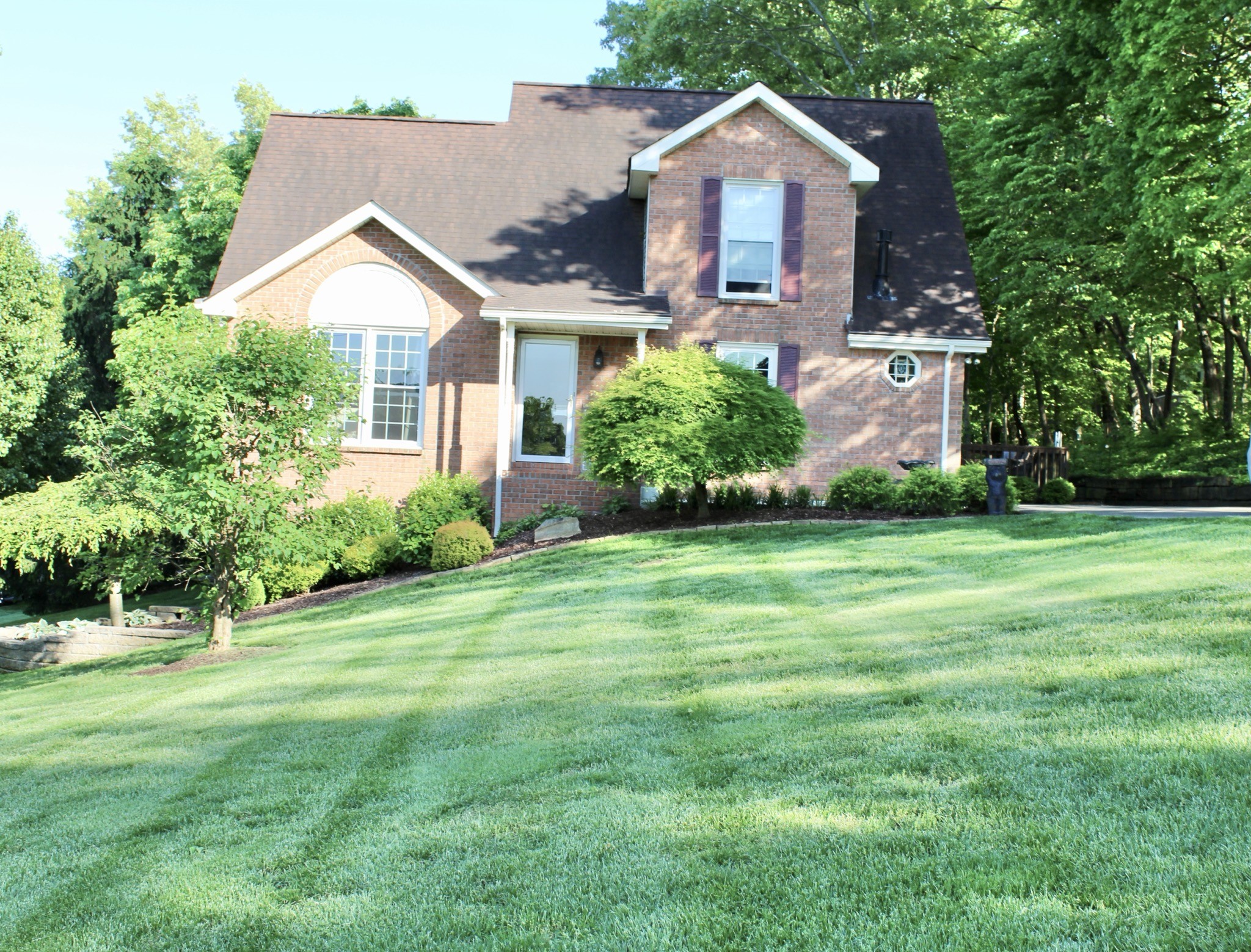 800 Oak Ridge Drive Springfield, TN 37172 - Photo 2 of 48 a front view of a house with a yard and trees