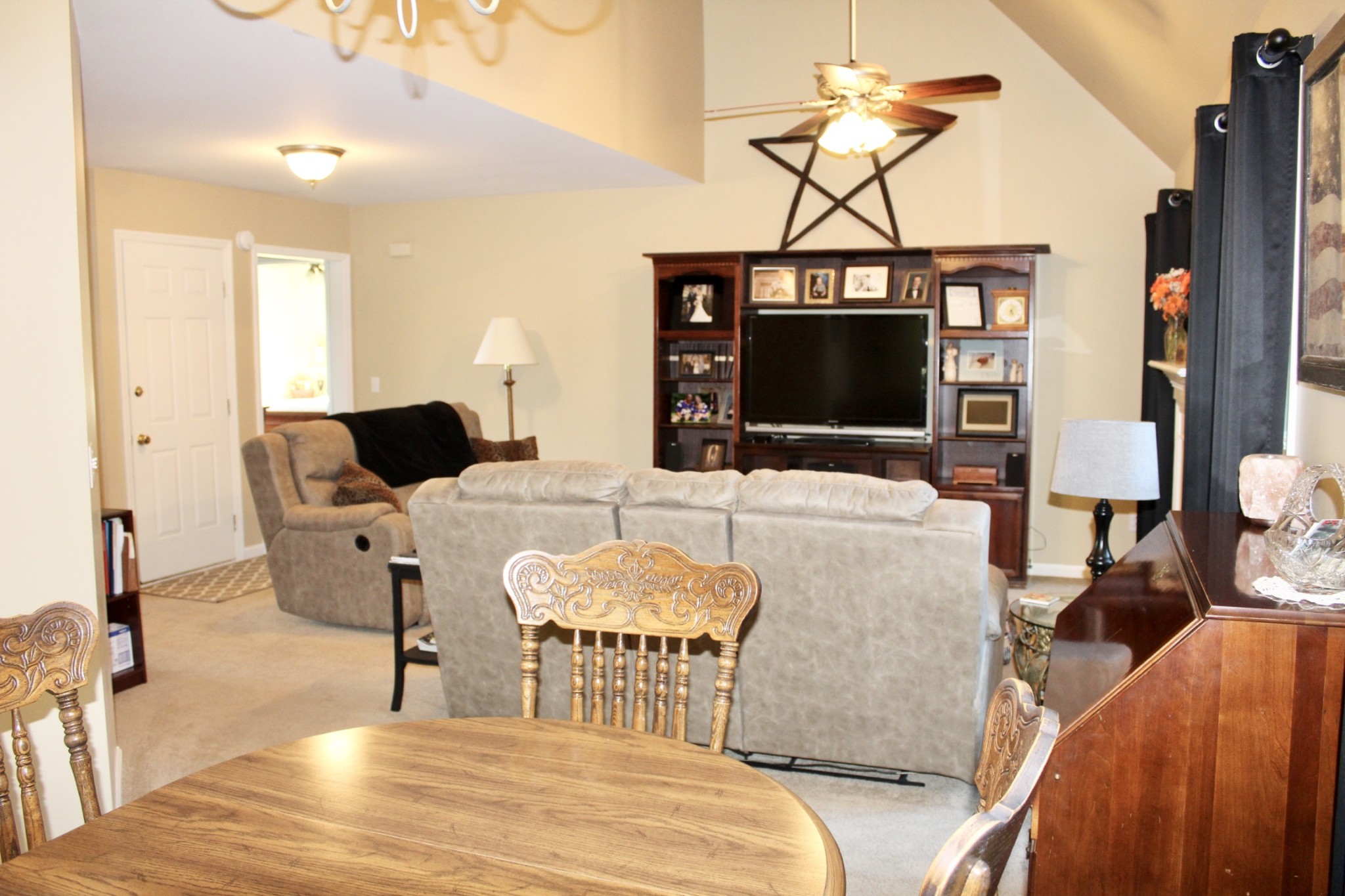 800 Oak Ridge Drive Springfield, TN 37172 - Photo 14 of 48 a living room with furniture and a flat screen tv