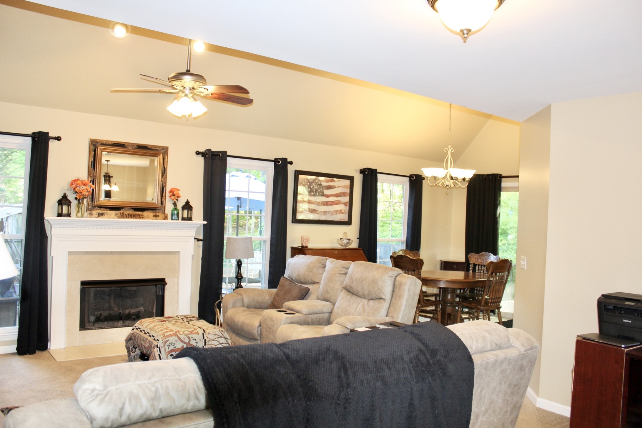 800 Oak Ridge Drive Springfield, TN 37172 - Photo 16 of 48 a living room with furniture and a fireplace