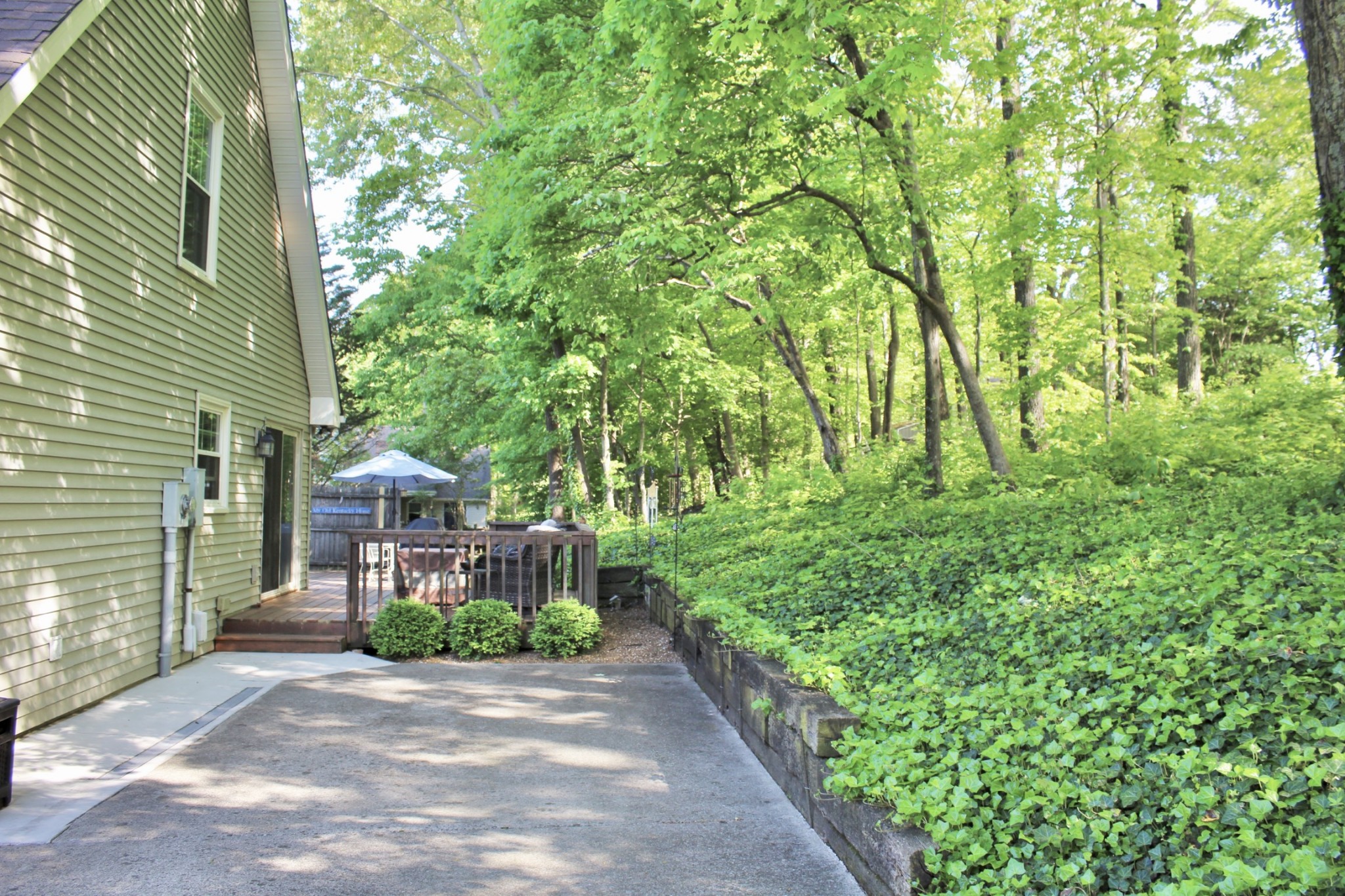 800 Oak Ridge Drive Springfield, TN 37172 - Photo 9 of 48 a view of a garden with plants and large trees