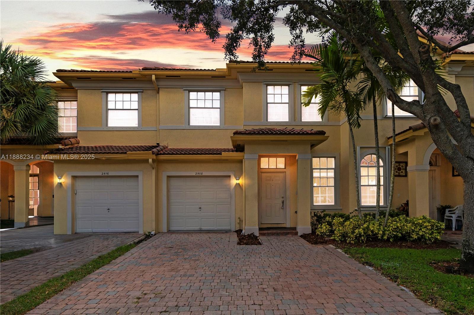 2508 Southwest 85th Terrace, Unit 105 Miramar, FL 33025 - Photo 27 of 27 front view of house with a yard