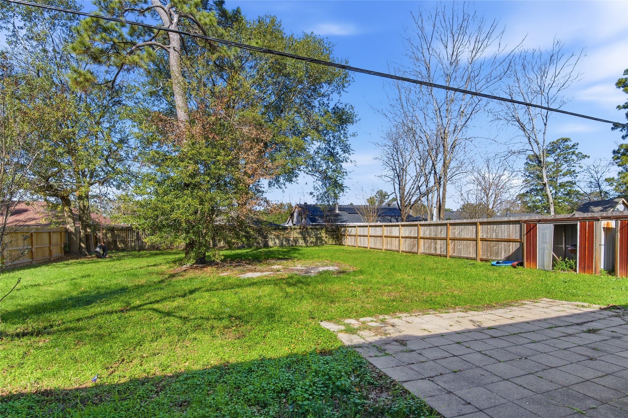 6519 Bridgegate Drive Spring, TX 77373 - Photo 23 of 23 a view of backyard with green space