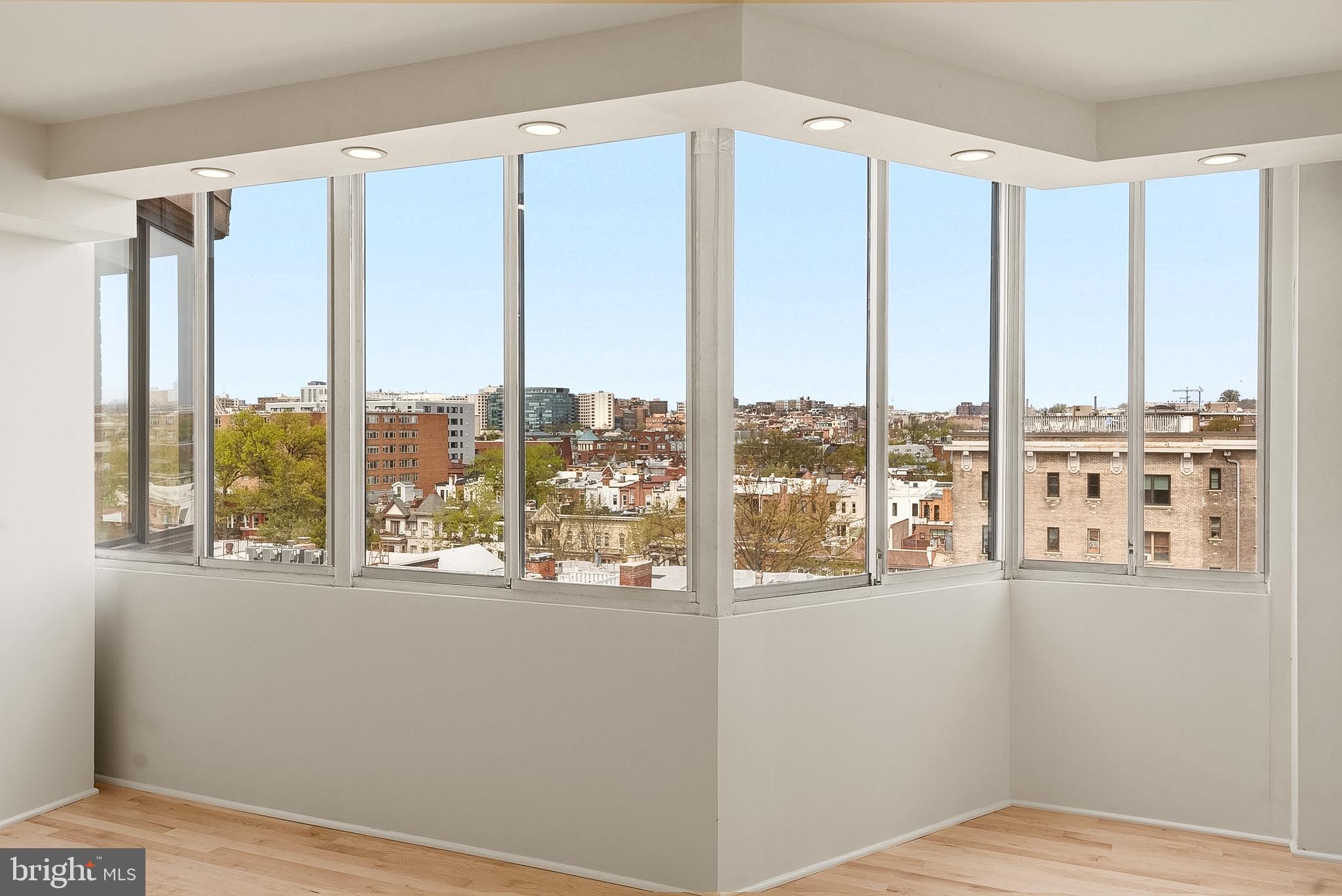 1718 P Street Northwest, Unit 902 Washington, DC 20036 - Photo 14 of 37 Panoramic city views await you.