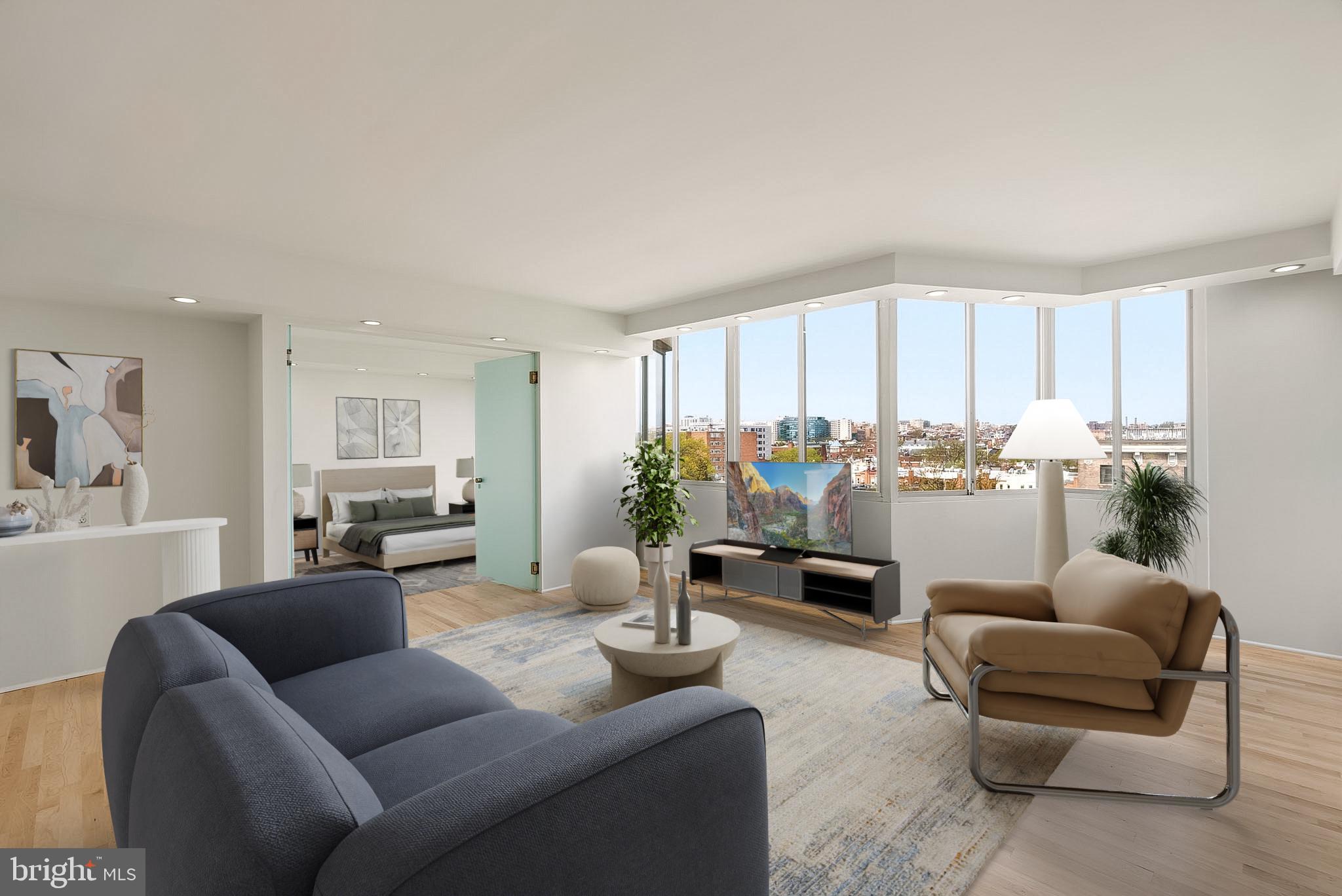 1718 P Street Northwest, Unit 902 Washington, DC 20036 - Photo 5 of 37 Bright urban retreat with stunning views.