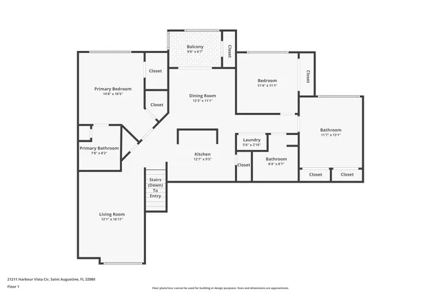 $284,000 | 21211 Harbour Vista Circle, St. Augustine, FL 32080