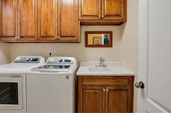 a view of washer and dryer