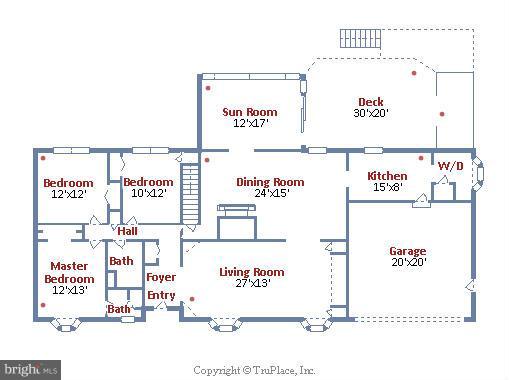 3114 Mt Carmel Road Upperco, MD 21155 - Photo 29 of 30 Floor Plan of Main Level