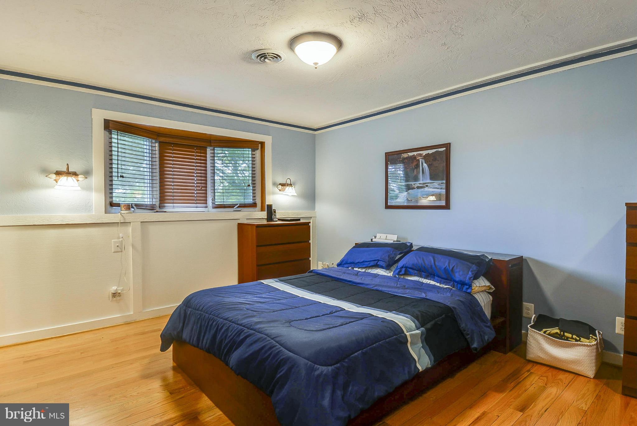 3114 Mt Carmel Road Upperco, MD 21155 - Photo 15 of 30 Master Bedroom has bay window, hdwds,