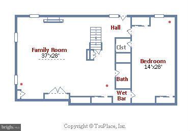 3114 Mt Carmel Road Upperco, MD 21155 - Photo 30 of 30 Floor Plan of Lower Level
