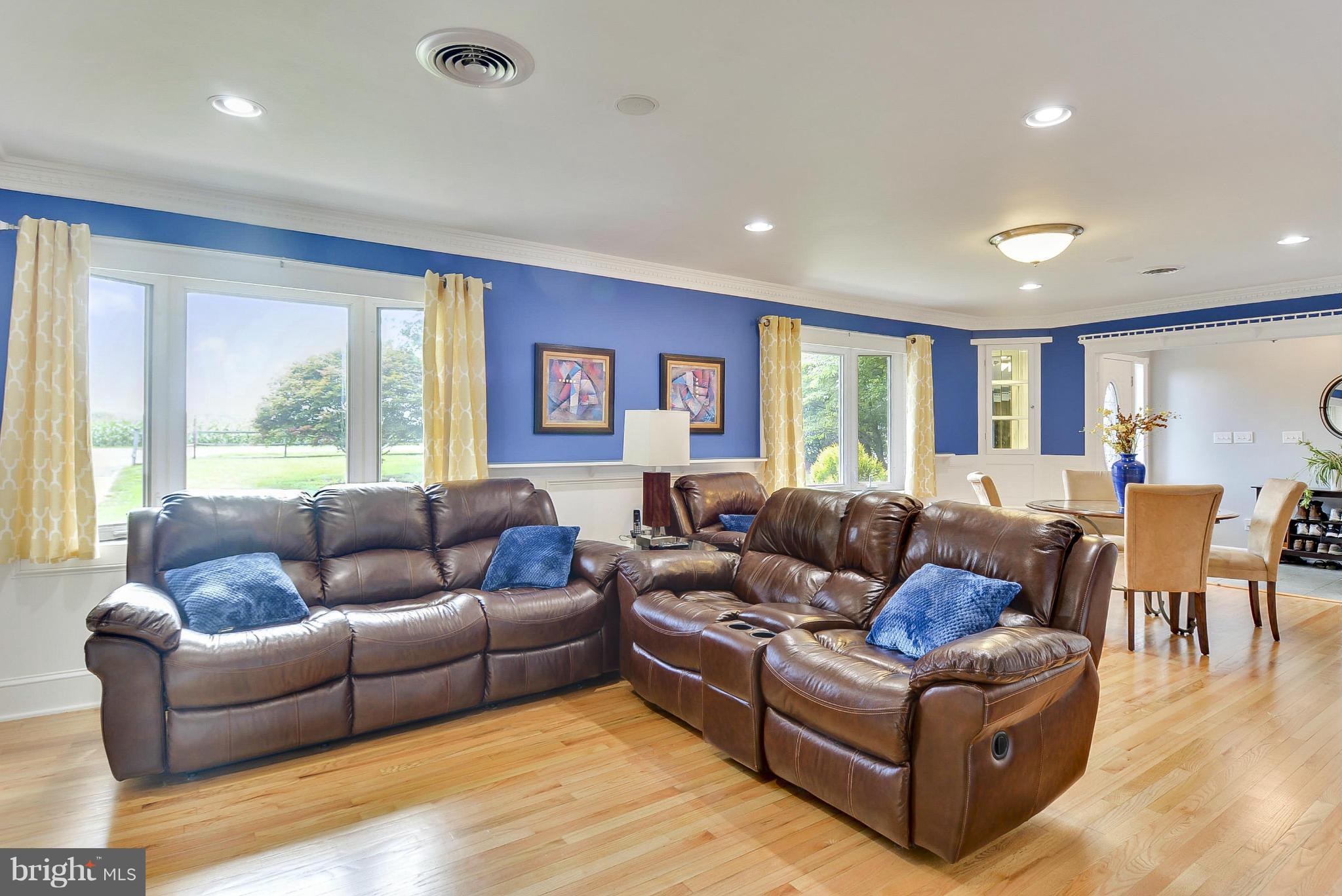 3114 Mt Carmel Road Upperco, MD 21155 - Photo 4 of 30 Huge Living Room with 2 Bay Windows