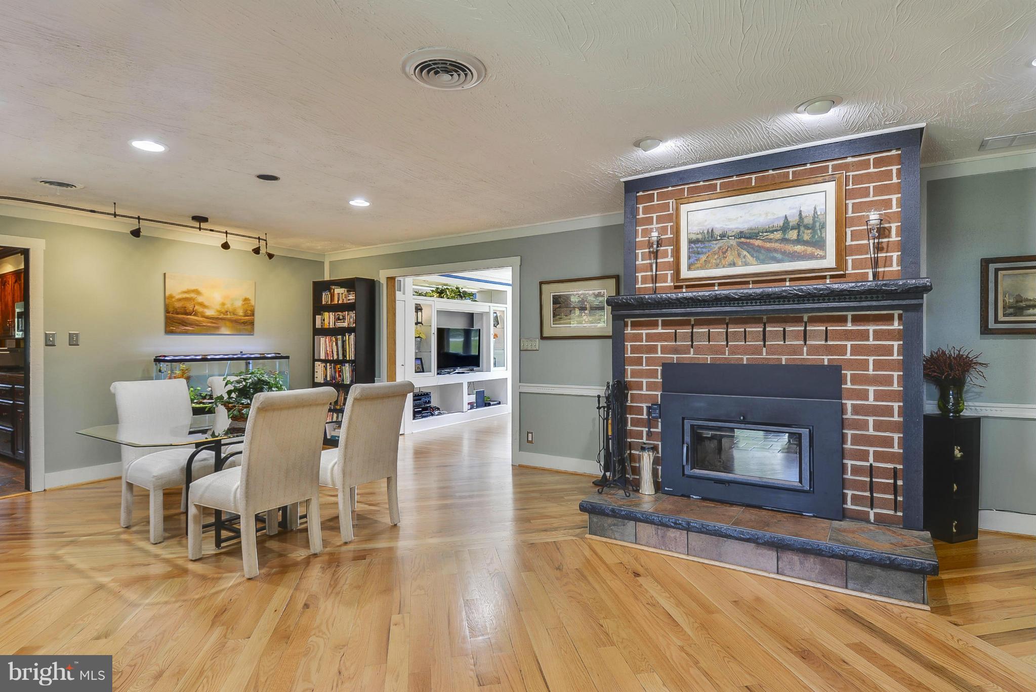 3114 Mt Carmel Road Upperco, MD 21155 - Photo 6 of 30 Dining Room boasts New Wood Stove w/thermostat