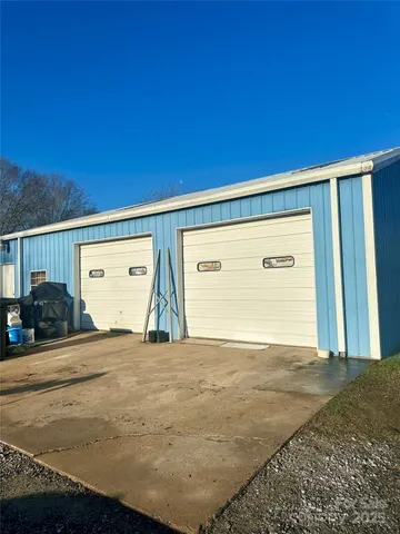 a view of a car garage