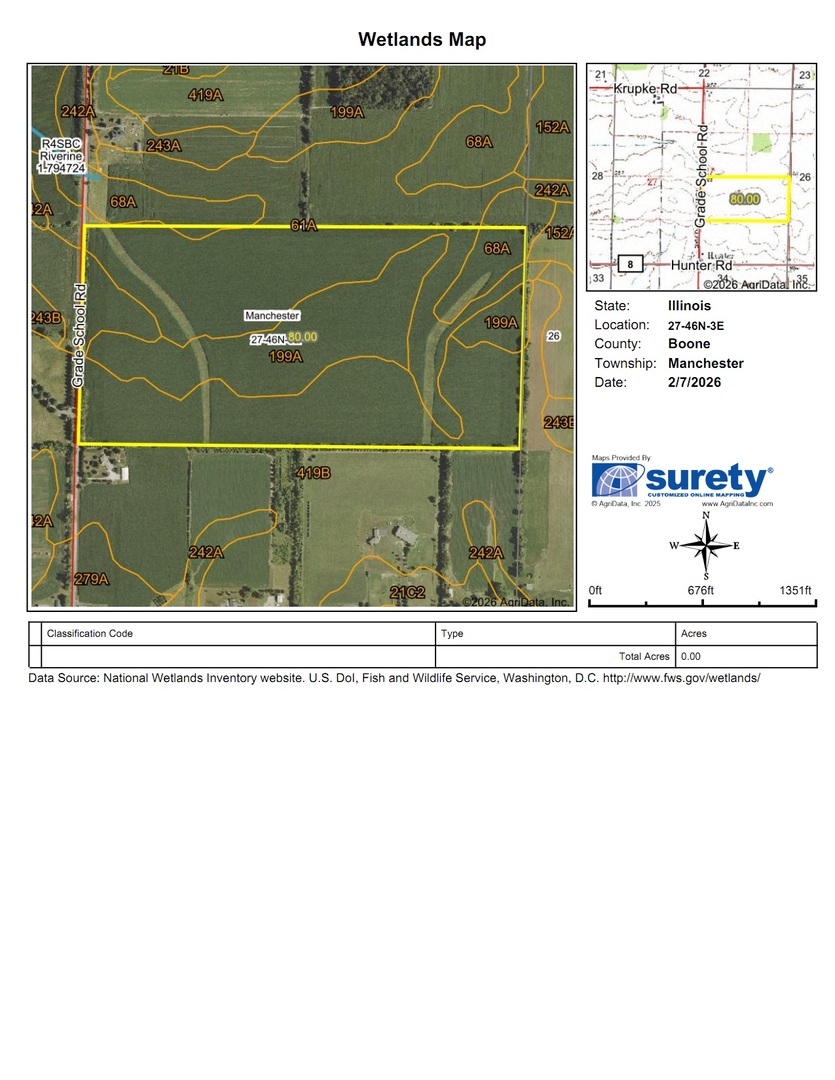 0 Grade School Road Poplar Grove, IL 61065 - Photo 4 of 10 a picture of a tennis court