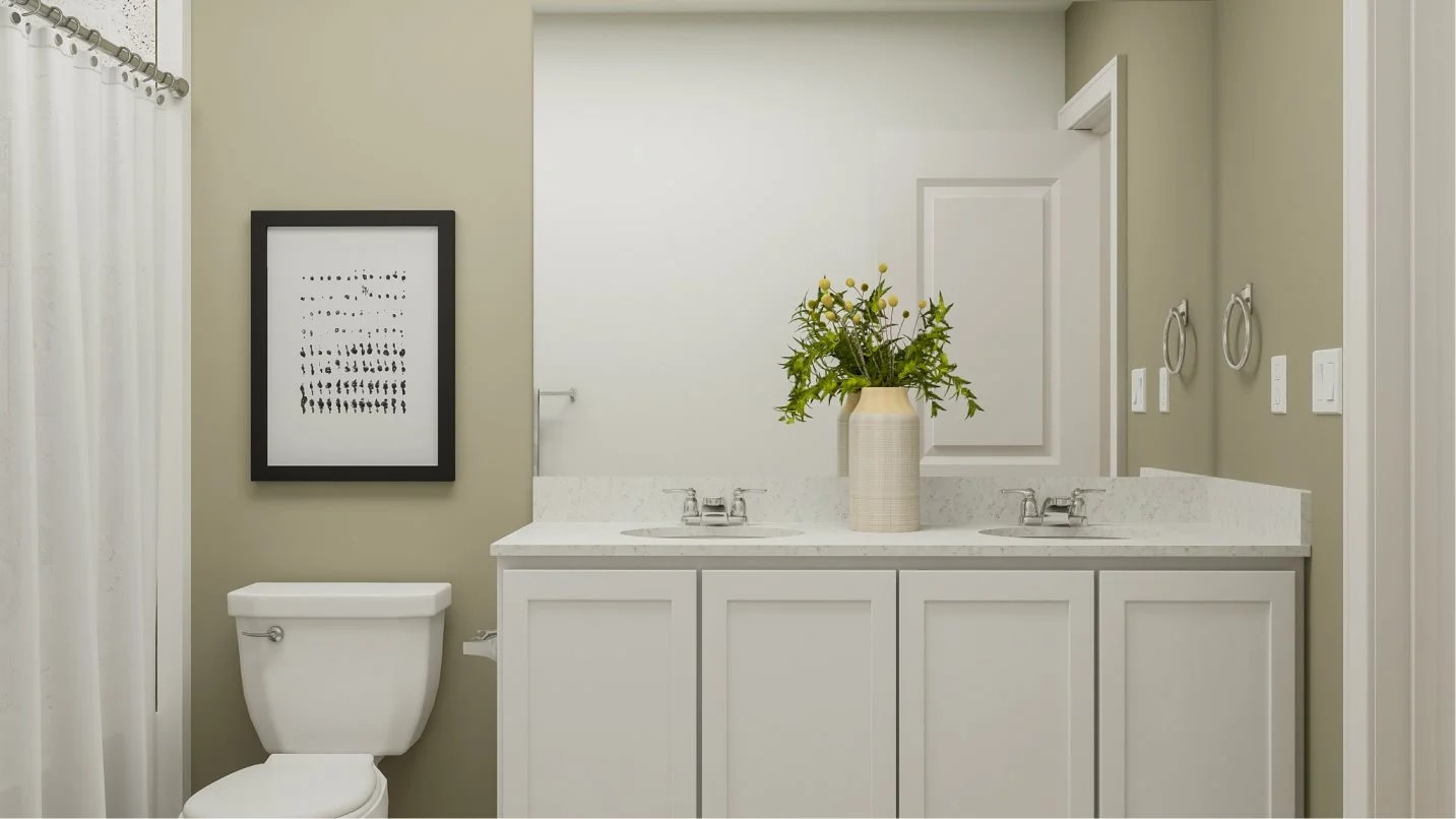 18005 Prairie Falcon Way Pflugerville, TX 78660 - Photo 15 of 23 a bathroom with a toilet sink and mirror