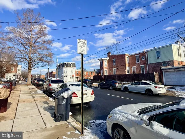 a cars parked on the side of a street