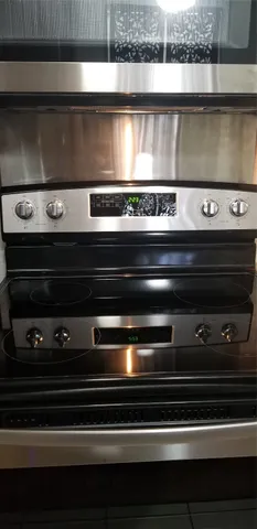 a close view of stove