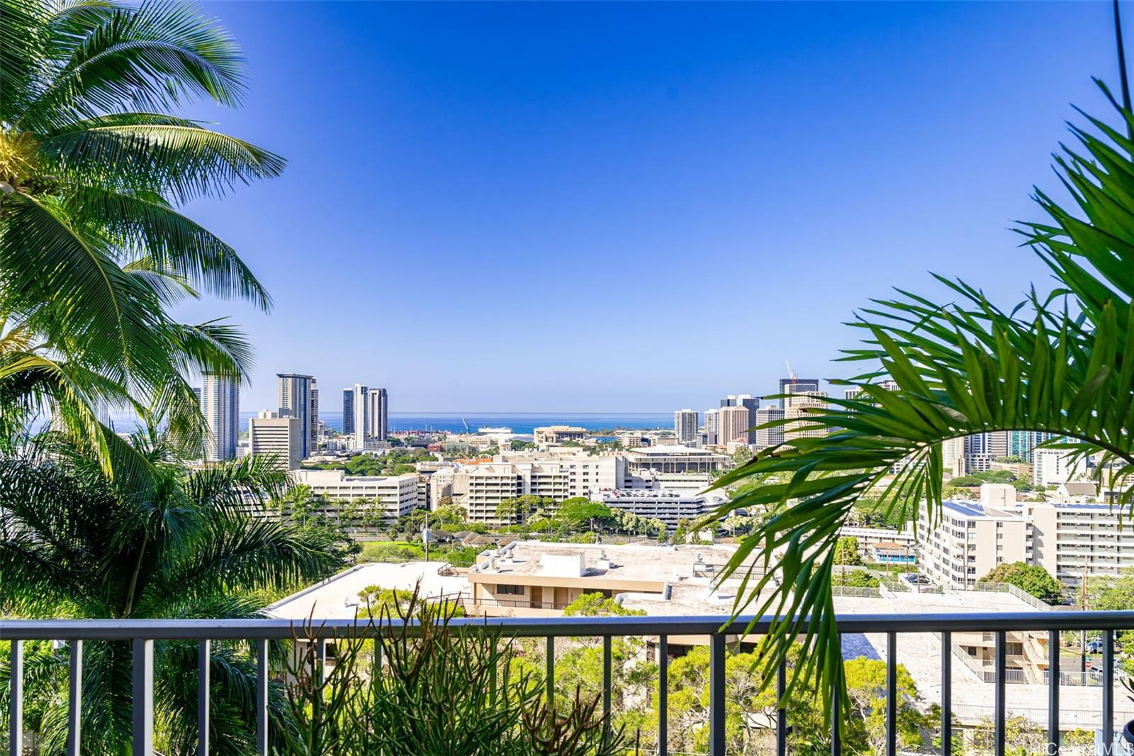 666 Prospect Street, Unit I402 Honolulu, HI 96813 - Photo 9 of 19 a view of swimming pool from a balcony