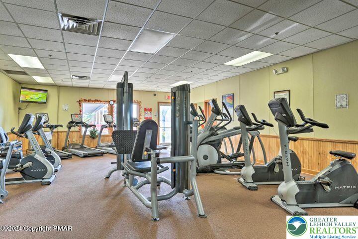 5933 Decker Road Bushkill, PA 18324 - Photo 45 of 51 a view of a room with gym equipment