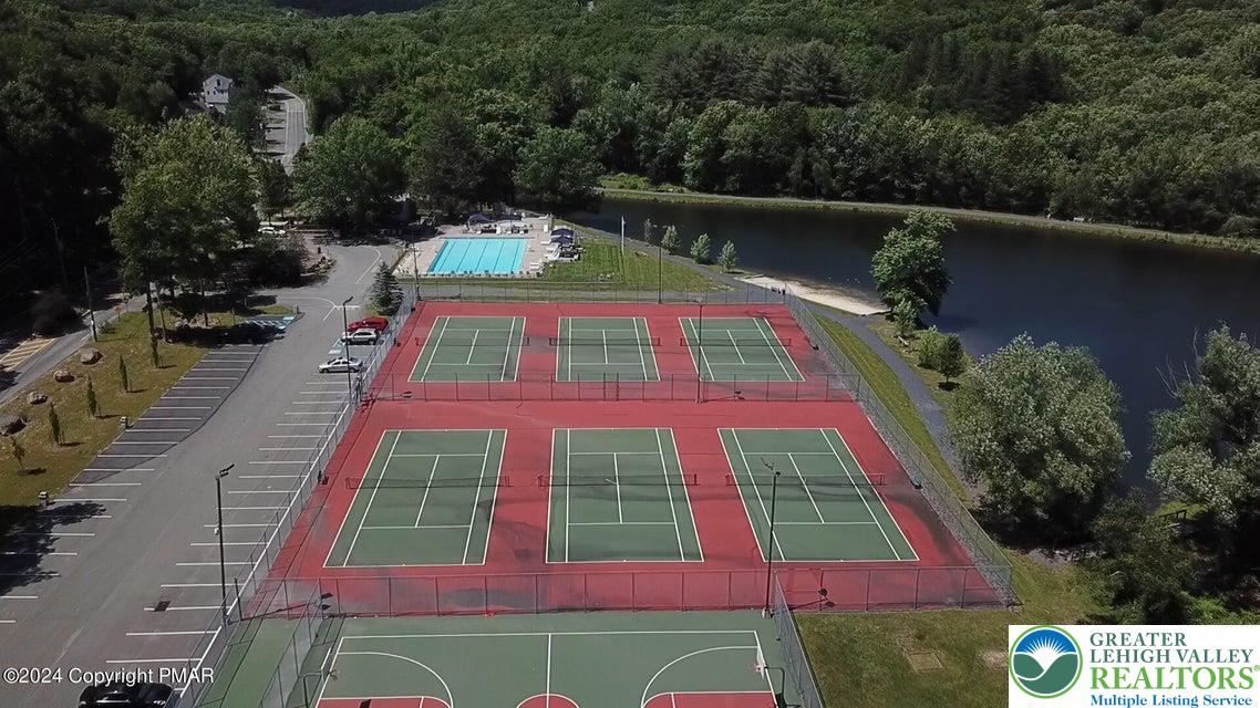 5933 Decker Road Bushkill, PA 18324 - Photo 50 of 51 an aerial view of a multi story residential apartment building