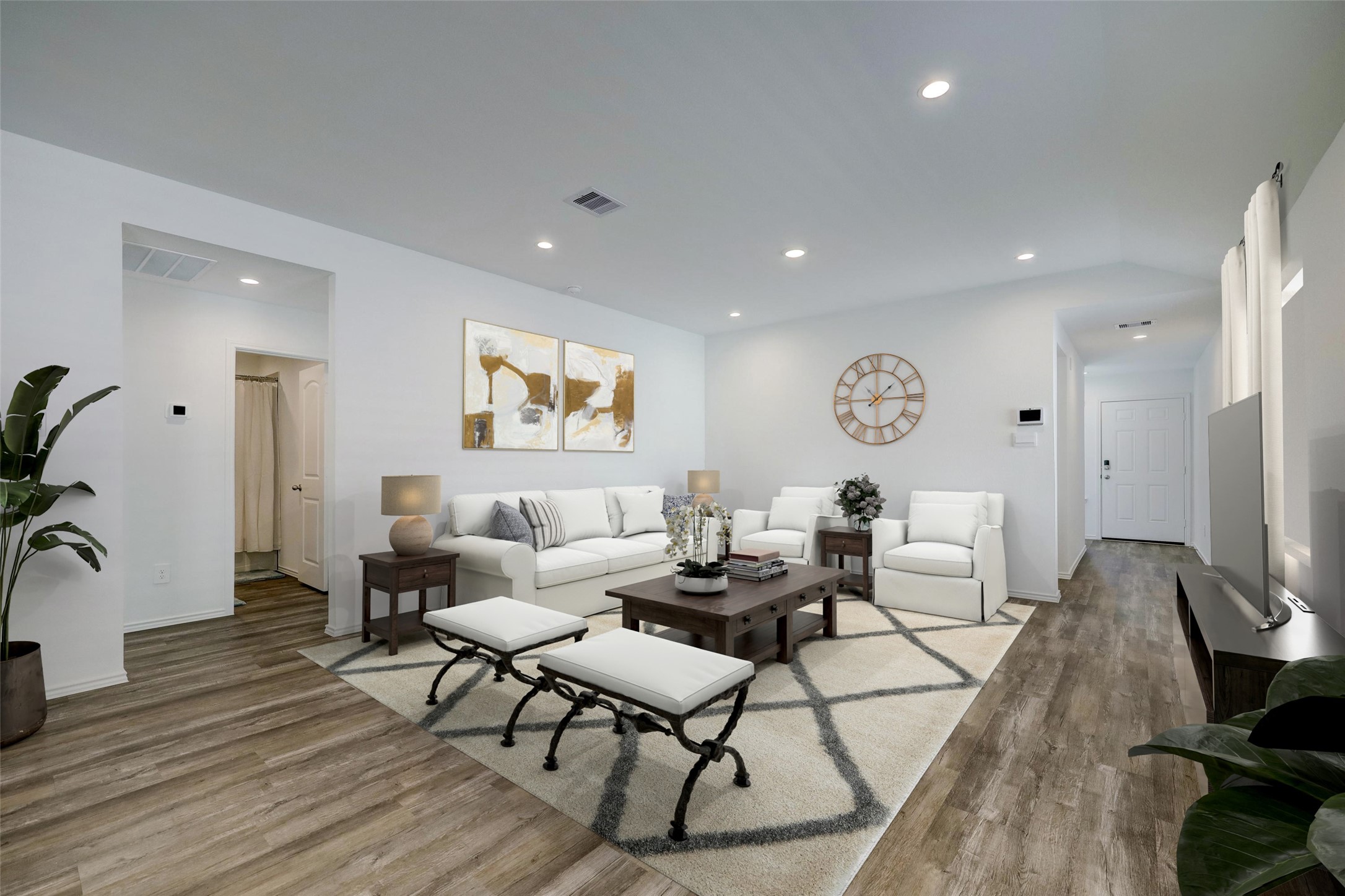 5314 Castlebury Meadows Dr Spring Spring, TX 77373 - Photo 2 of 19 Living Room (Virtually Staged)
Inviting living room with an open layout, ideal for gatherings, featuring modern finishes and plenty of natural light.