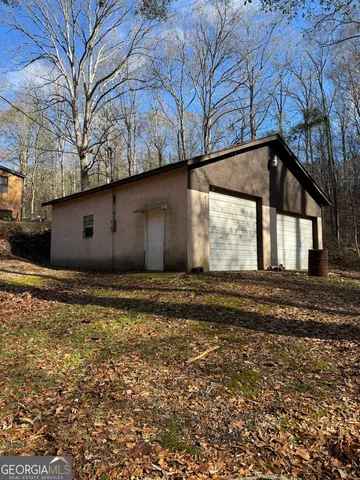a backyard of a house