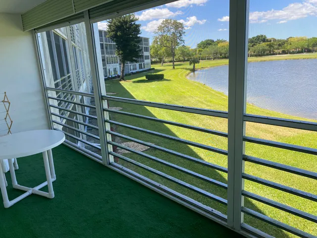 a view of outdoor space with seating area