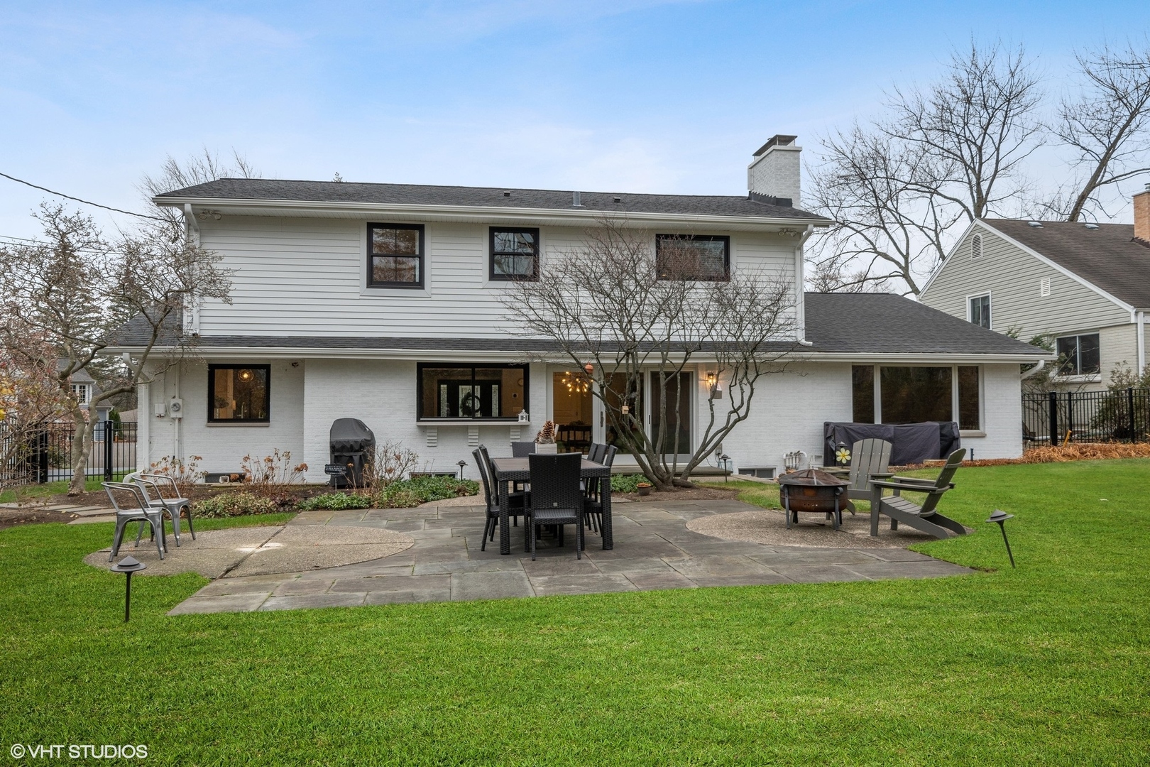 106 Park Lane Lake Bluff, IL 60044 - Photo 30 of 36 a view of a house with a yard and sitting area