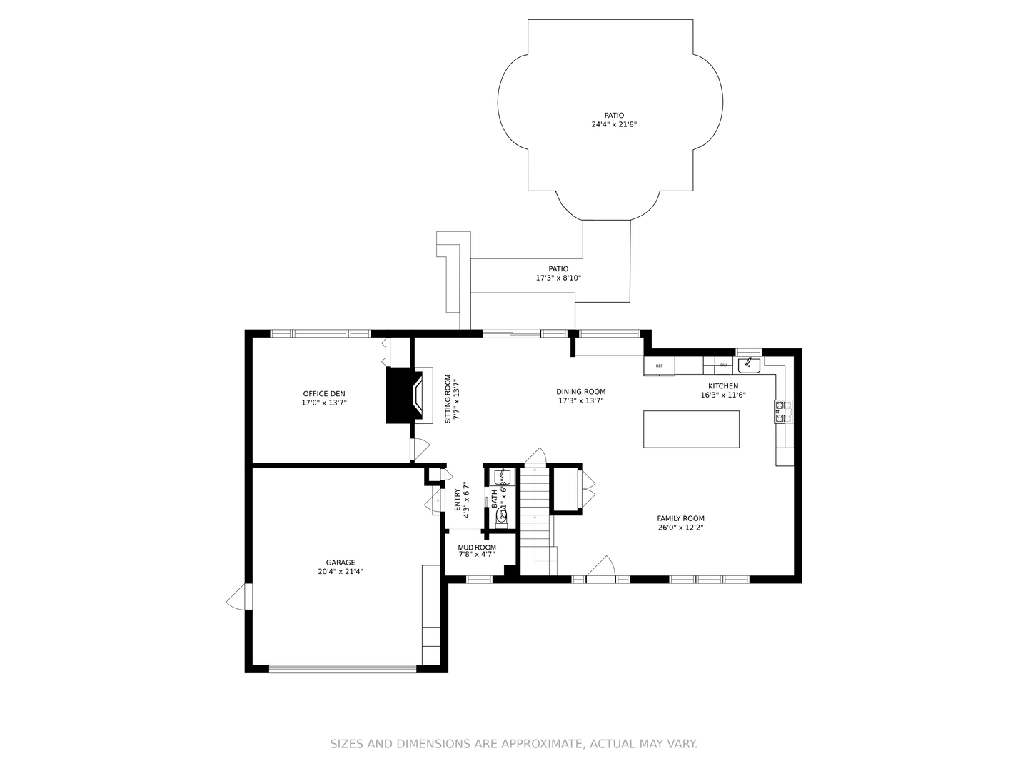 106 Park Lane Lake Bluff, IL 60044 - Photo 34 of 36 a picture of floor plan