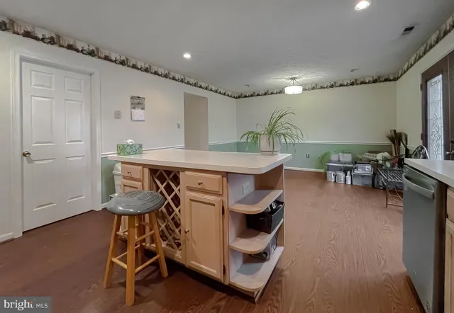 a room with furniture and a chandelier