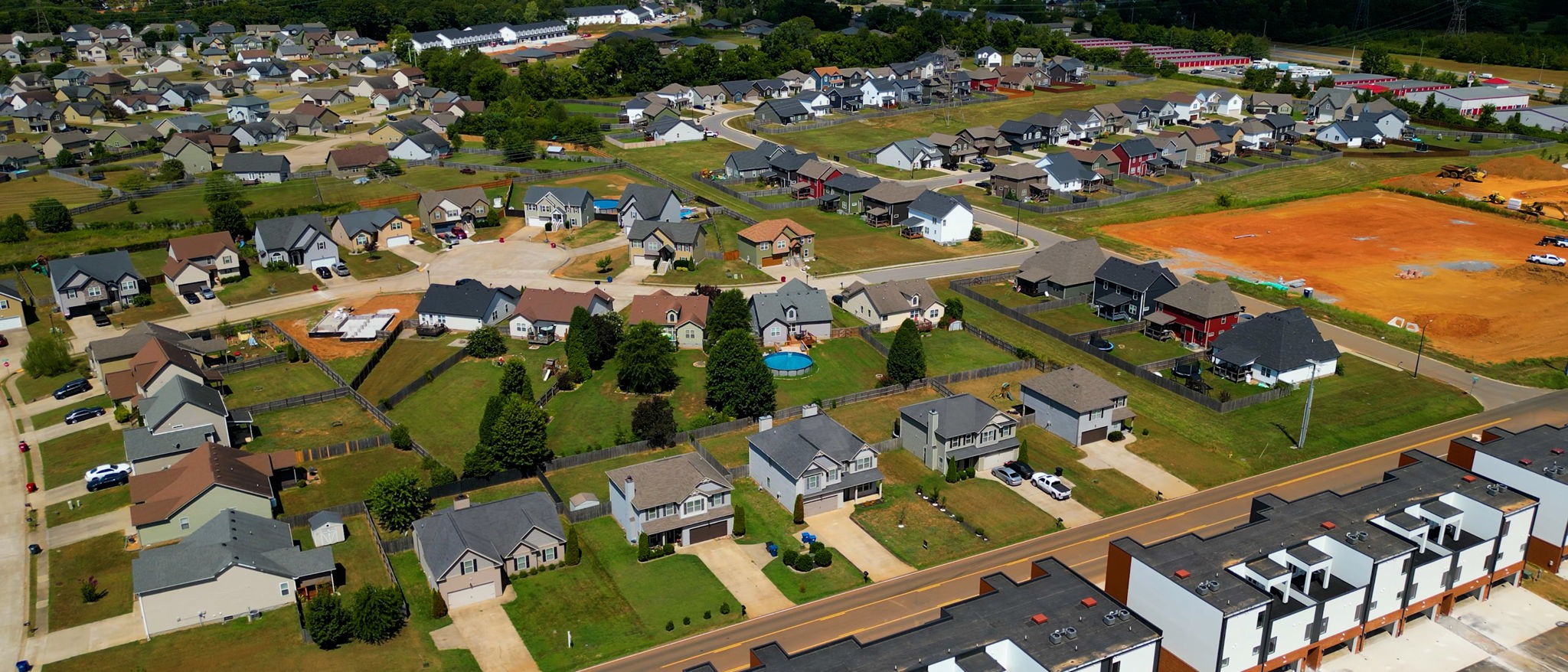 2344 Pea Ridge Road Clarksville, TN 37040 - Photo 23 of 23 an aerial view of a houses with outdoor space