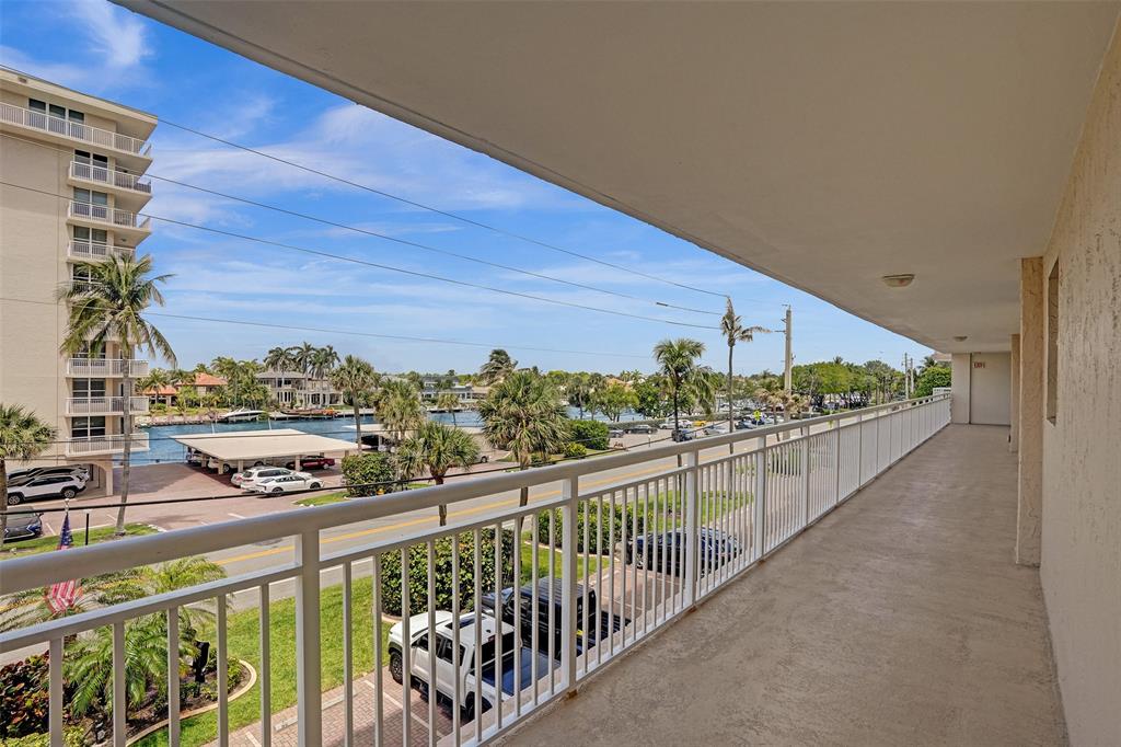 1051 Hillsboro Mile, Unit 307E Hillsboro Beach, FL 33062 - Photo 21 of 30 a view of a balcony