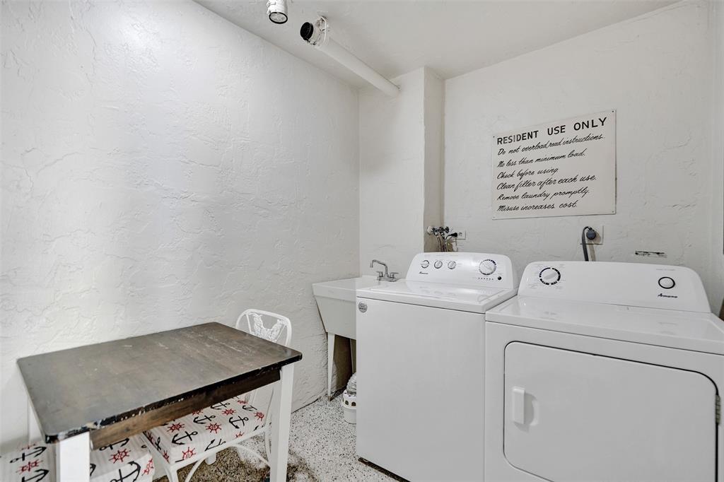 1051 Hillsboro Mile, Unit 307E Hillsboro Beach, FL 33062 - Photo 22 of 30 a utility room with dryer and washer