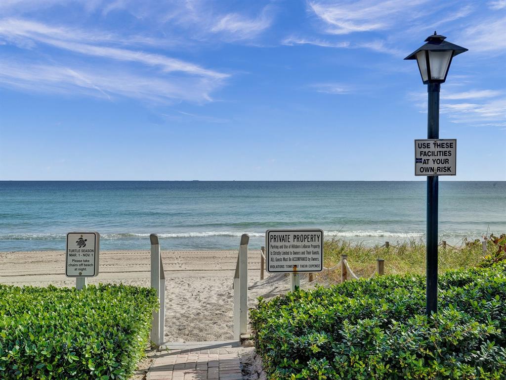 1051 Hillsboro Mile, Unit 307E Hillsboro Beach, FL 33062 - Photo 25 of 30 a view of a street with an ocean view