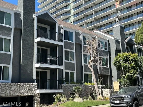 front view of a building with a street