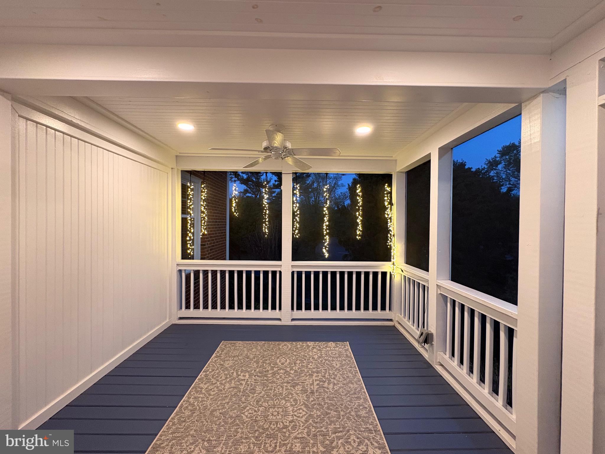 911 Rail Court McLean, VA 22102 - Photo 16 of 23 Screened porch at night