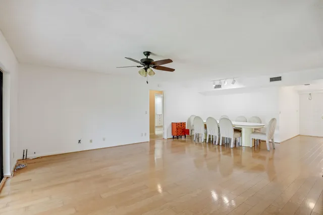 a view of dining room with furniture
