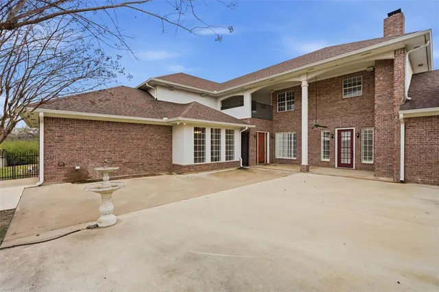 front view of a house with a street