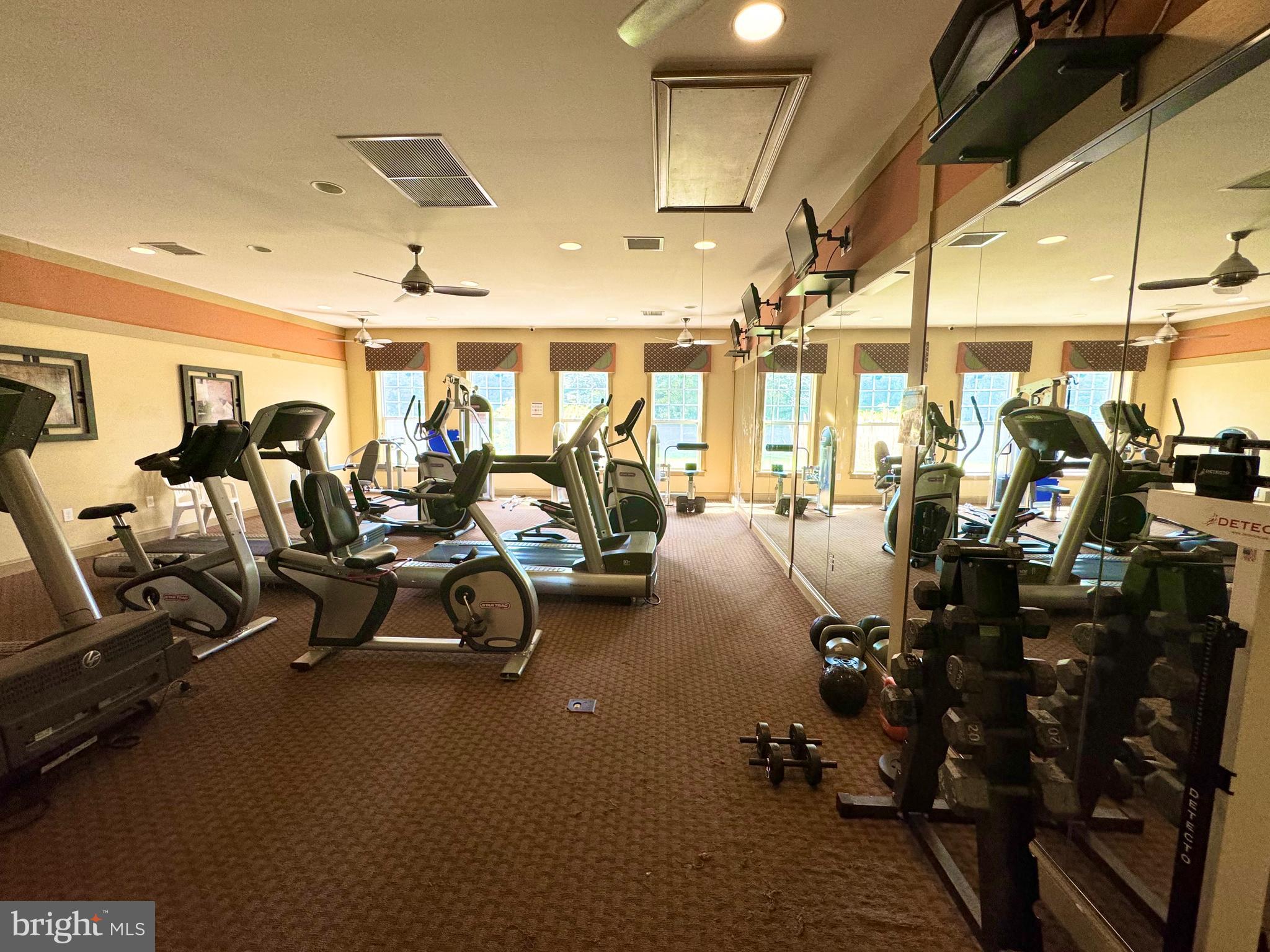 525 Timberlake Drive Ewing, NJ 08618 - Photo 21 of 27 a view of a room with gym equipment