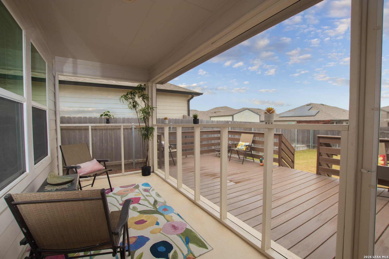 837 Indigo Way Seguin, TX 78155 - Photo 17 of 23 a balcony view with a couch