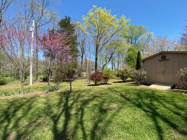 751 Monroe Floyd Road Decherd, TN 37324 - Photo 20 of 38 a backyard of a house with lots of green space