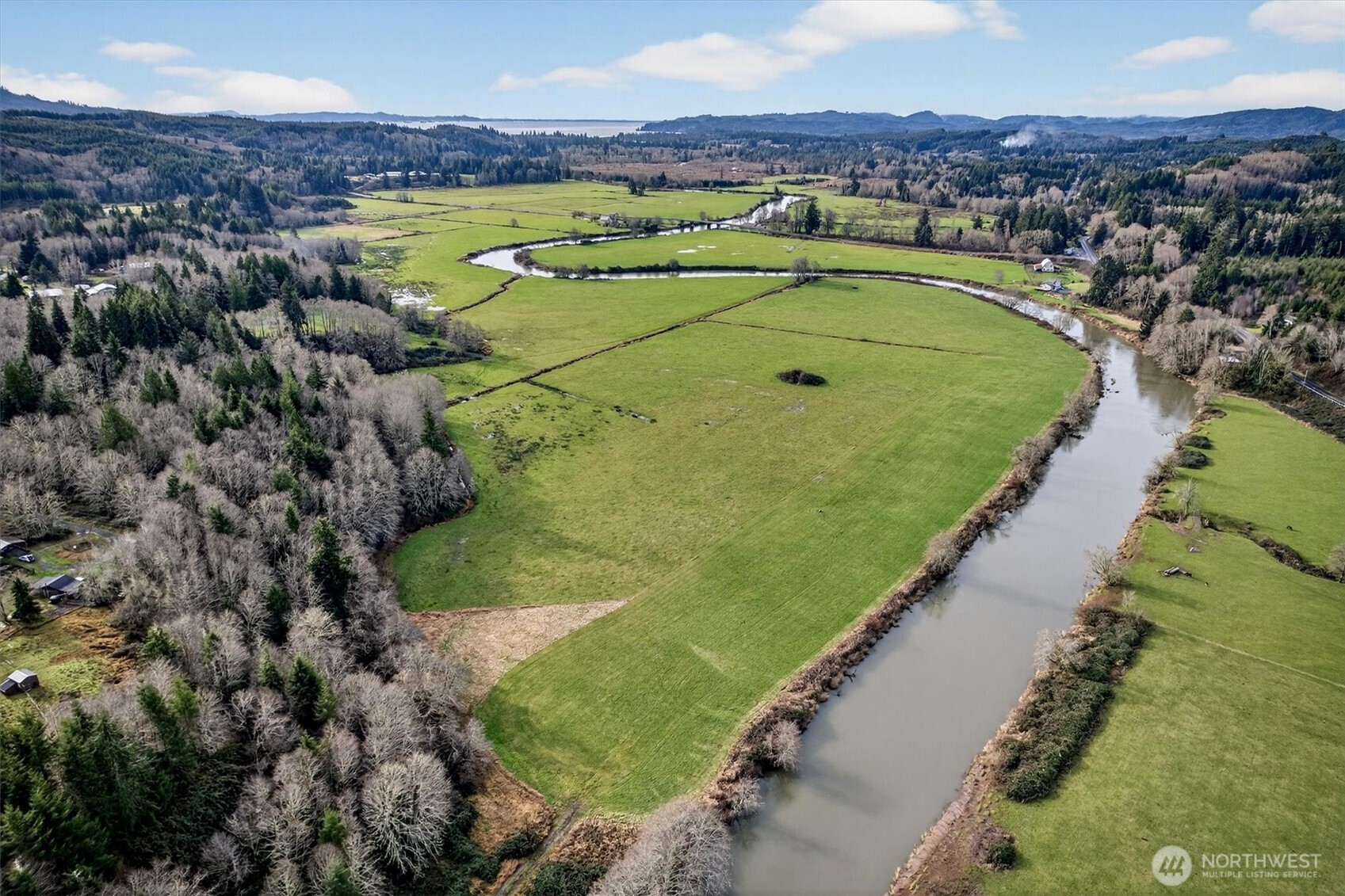 a view of a swimming pool with a lake