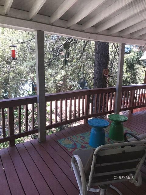 18 Pine Cove Road Idyllwild, CA 92549 - Photo 9 of 14 a view of porch with seating space