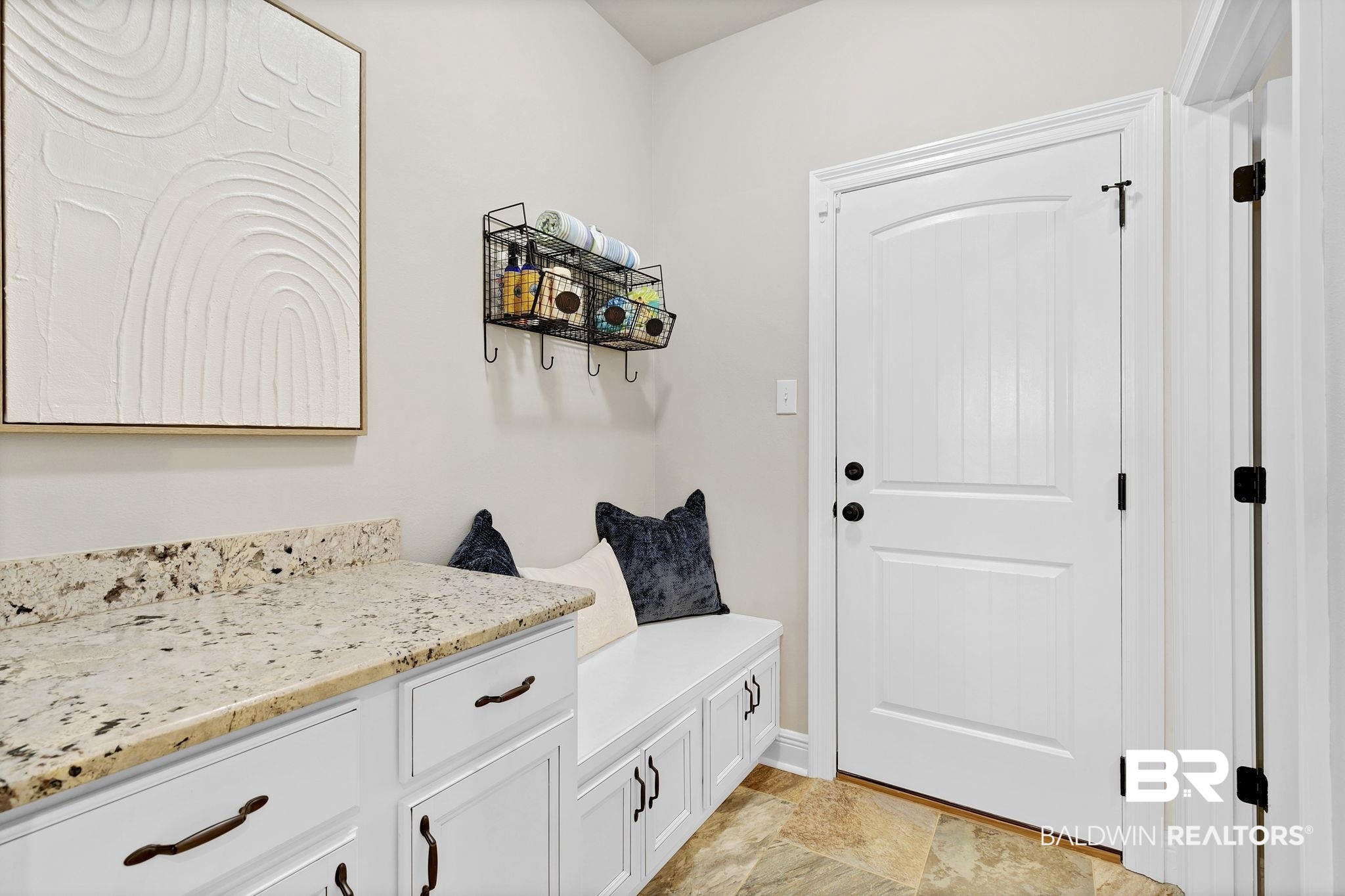 11247 Thistledown Loop Spanish Fort, AL 36527 - Photo 39 of 72 Mudroom with stone finish flooring