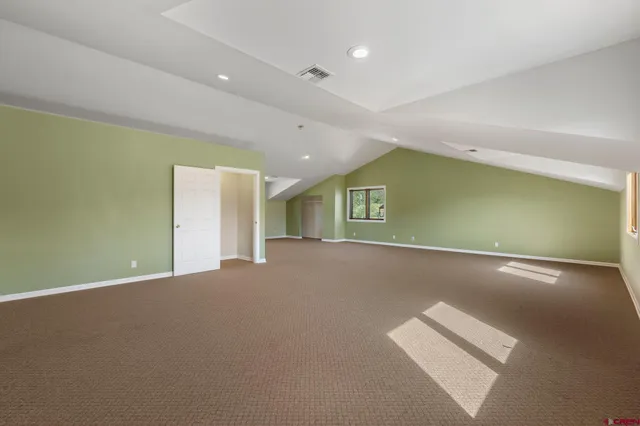 a view of empty room