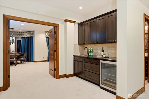 a room with furniture and a closet