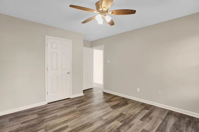 wooden floor in an empty room